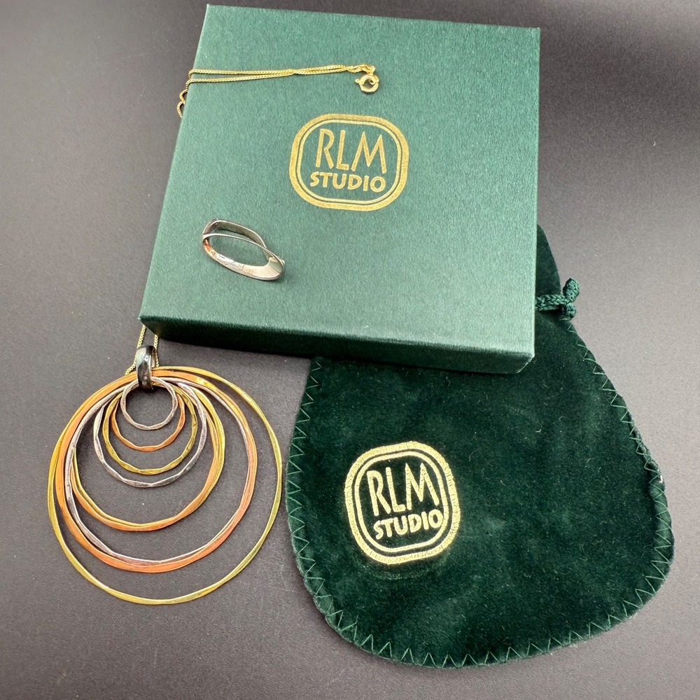 RLM Studio Necklace Signed 925 19" Extra‎ Bale Included